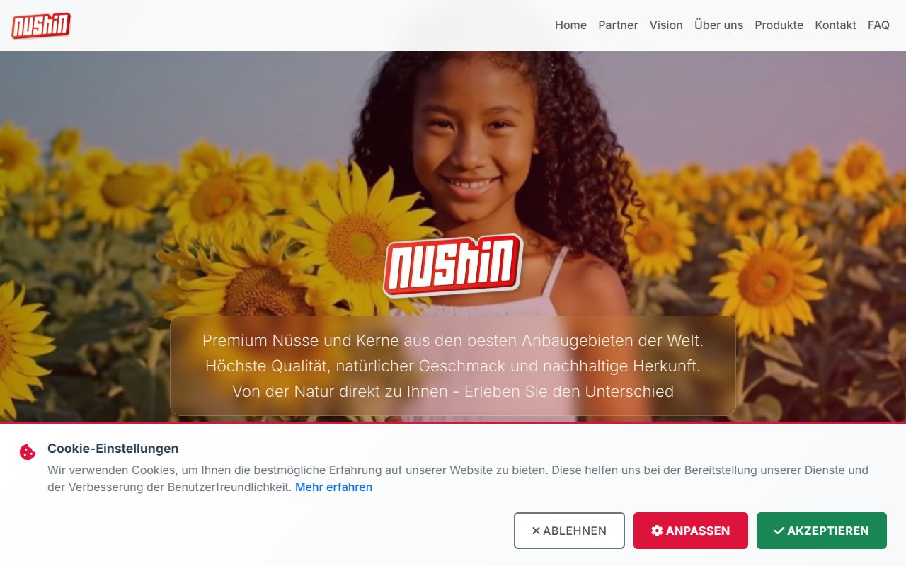 NUSHIN – Premium Nüsse & Kerne